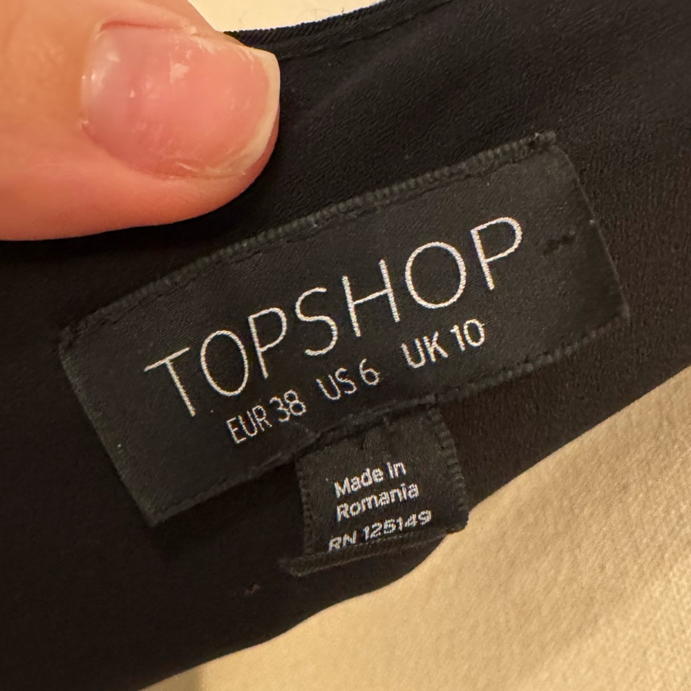 Topshop Black and White Polka Dot Jumpsuit - Picture 8 of 8